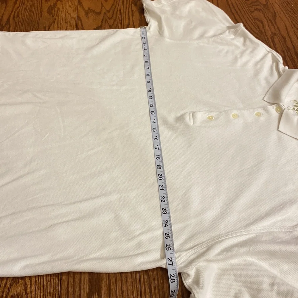 PING Big & Tall 4 button white s/s cotton men’s polo shirt vintage 2X 🌞 - Picture 12 of 13